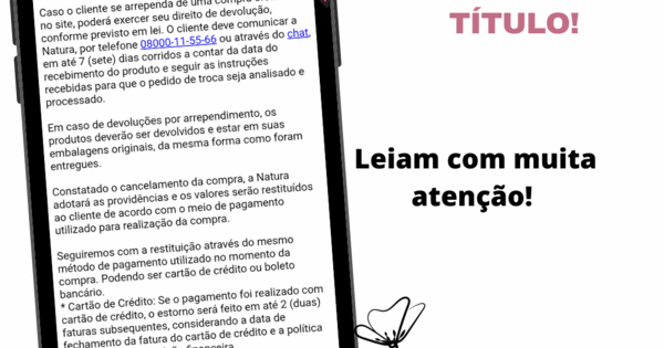 Como cancelar pedido no espaço digital Natura. - Comunidade de Aprendizagem  Natura