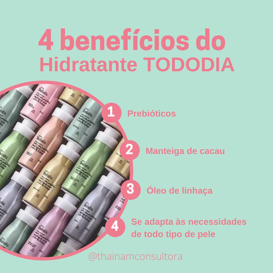 Benefícios do hidratante TODODIA