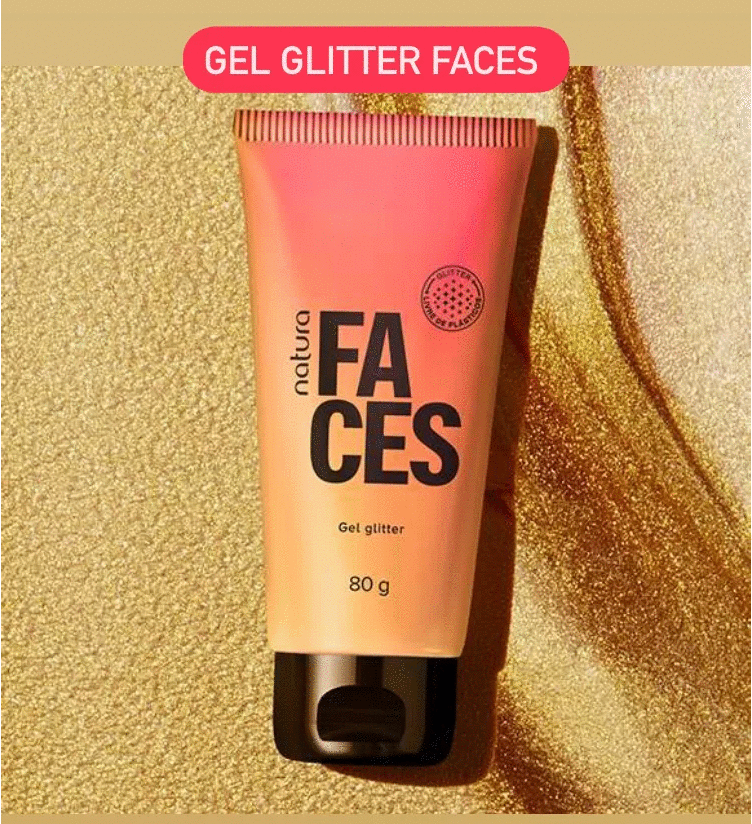 Gel Glitter Natura Faces 