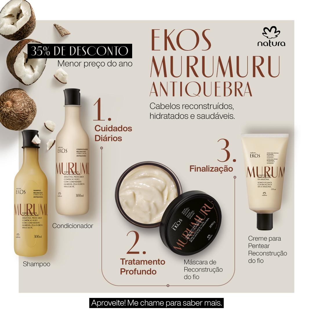 Porque fazer o tratamento capilar completo do Ekos murumuru antiquebra ?